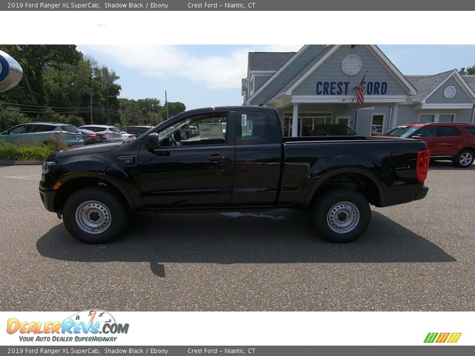 2019 Ford Ranger XL SuperCab Shadow Black / Ebony Photo #4