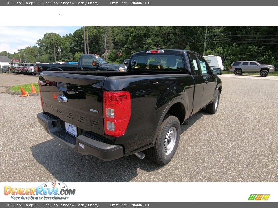 2019 Ford Ranger XL SuperCab Shadow Black / Ebony Photo #7