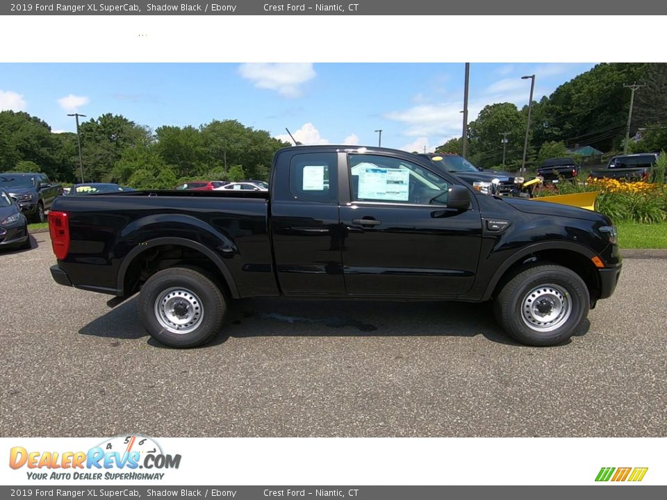 Shadow Black 2019 Ford Ranger XL SuperCab Photo #8