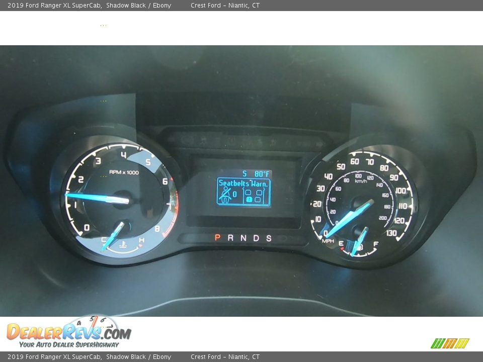 2019 Ford Ranger XL SuperCab Shadow Black / Ebony Photo #12