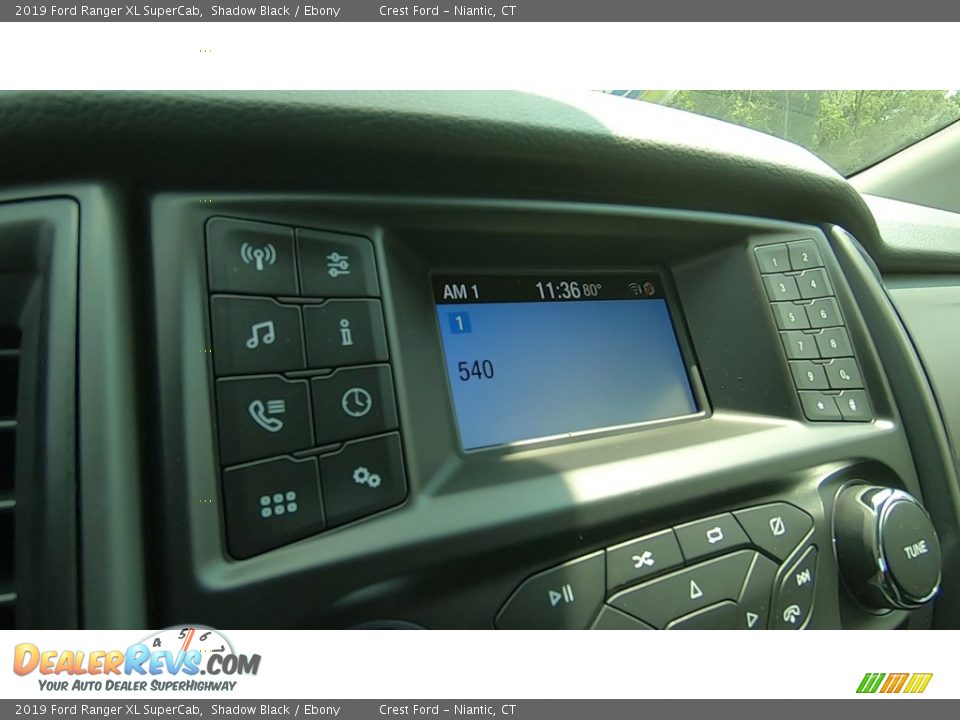 2019 Ford Ranger XL SuperCab Shadow Black / Ebony Photo #13