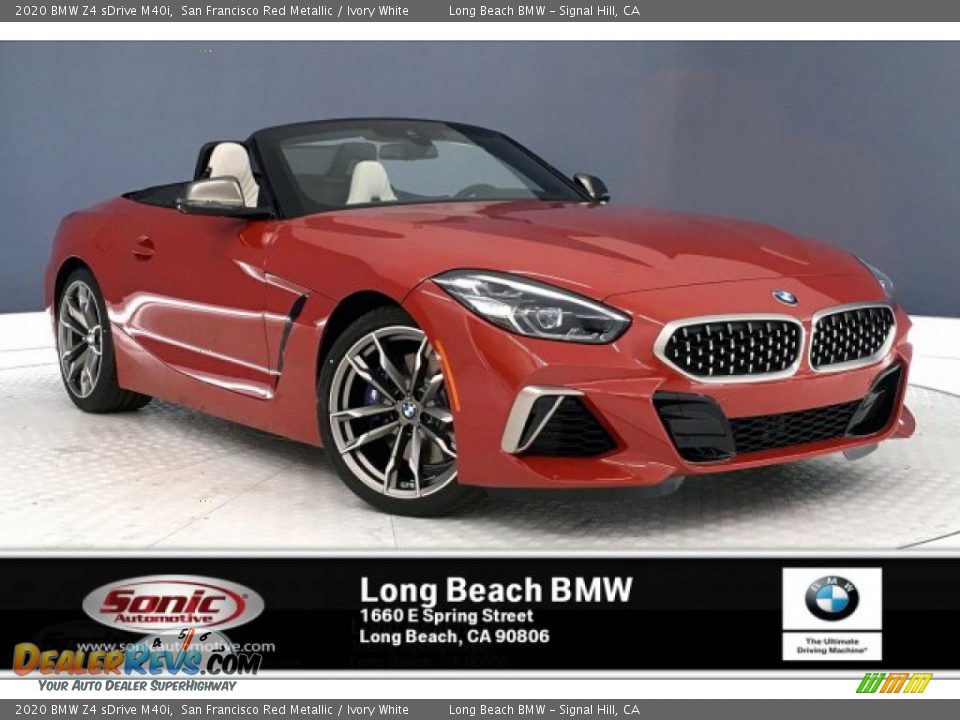2020 BMW Z4 sDrive M40i San Francisco Red Metallic / Ivory White Photo #1