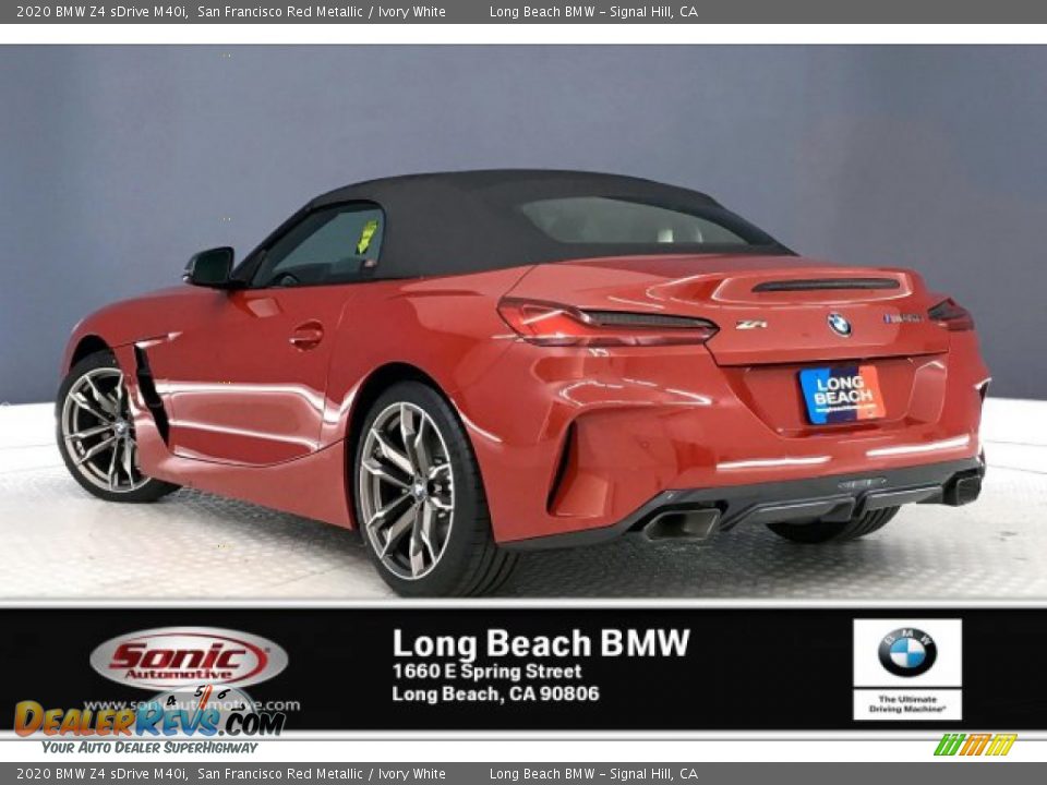 2020 BMW Z4 sDrive M40i San Francisco Red Metallic / Ivory White Photo #2