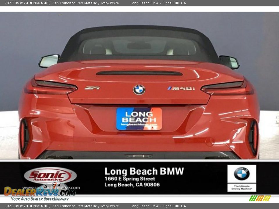 2020 BMW Z4 sDrive M40i San Francisco Red Metallic / Ivory White Photo #3