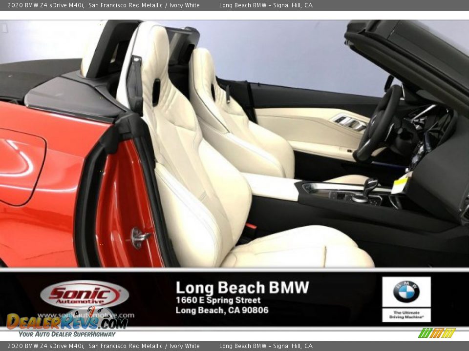2020 BMW Z4 sDrive M40i San Francisco Red Metallic / Ivory White Photo #7