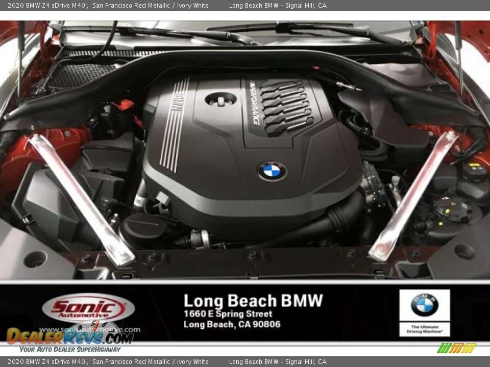2020 BMW Z4 sDrive M40i San Francisco Red Metallic / Ivory White Photo #8