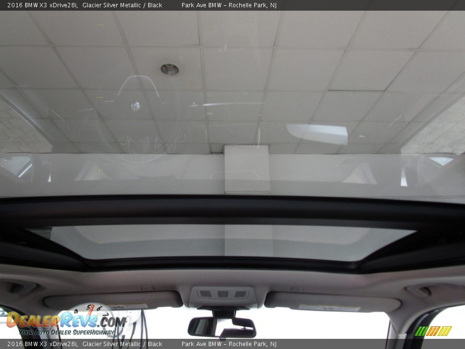 2016 BMW X3 xDrive28i Glacier Silver Metallic / Black Photo #22