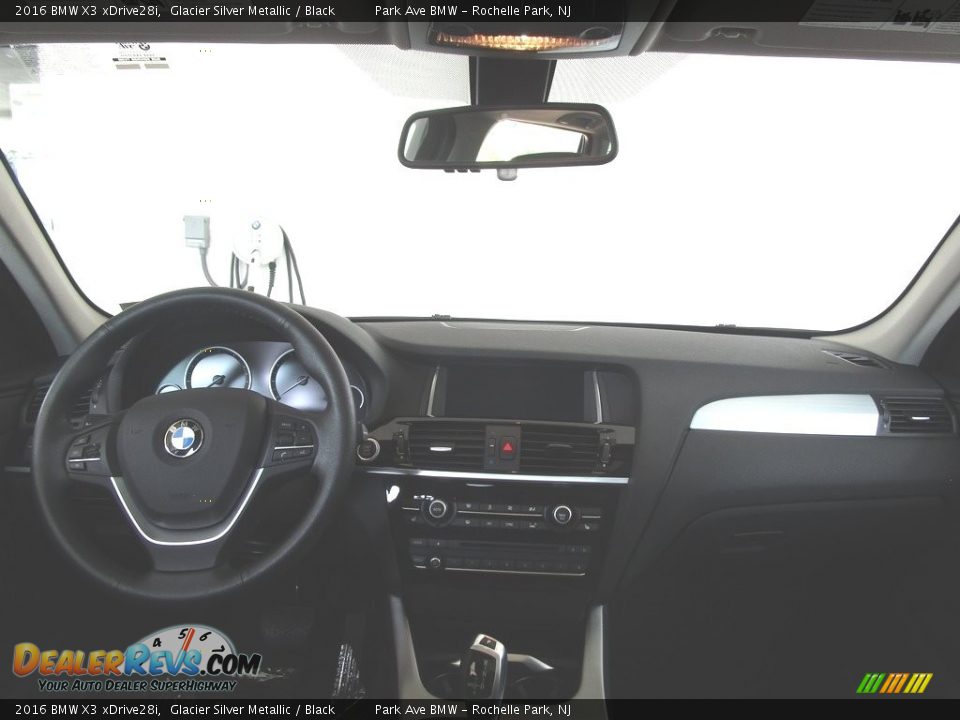 2016 BMW X3 xDrive28i Glacier Silver Metallic / Black Photo #23