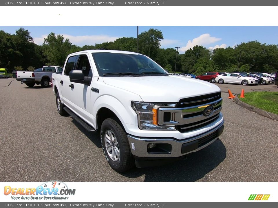 2019 Ford F150 XLT SuperCrew 4x4 Oxford White / Earth Gray Photo #1
