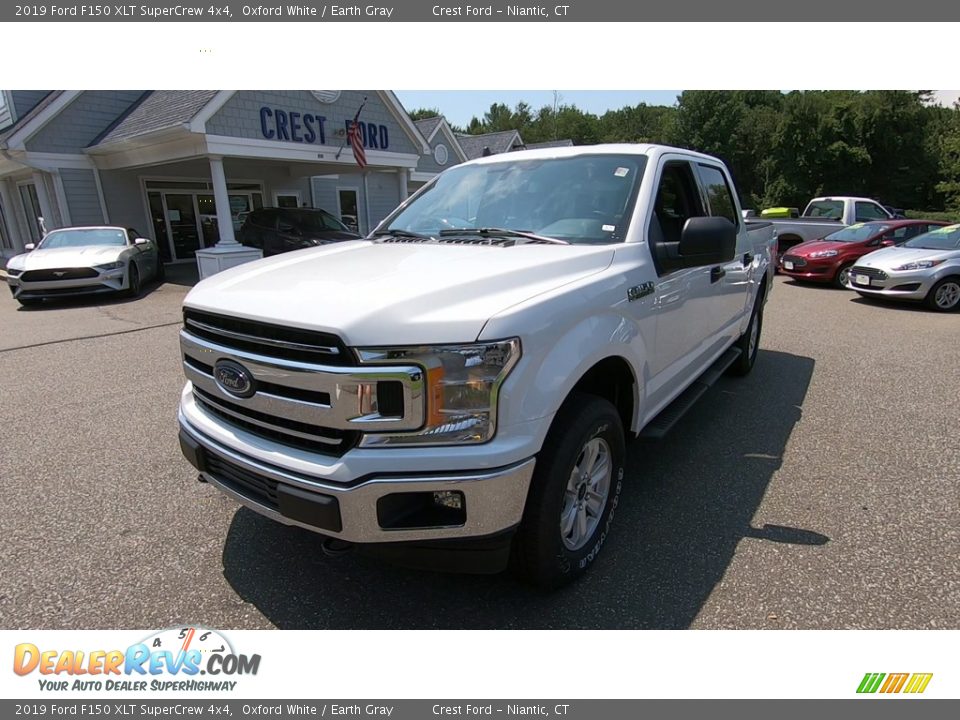 2019 Ford F150 XLT SuperCrew 4x4 Oxford White / Earth Gray Photo #3