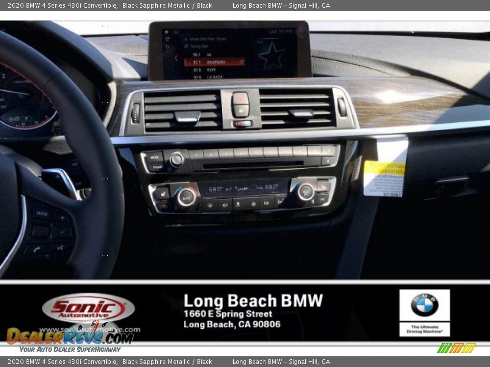 2020 BMW 4 Series 430i Convertible Black Sapphire Metallic / Black Photo #5