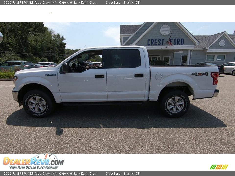 2019 Ford F150 XLT SuperCrew 4x4 Oxford White / Earth Gray Photo #4