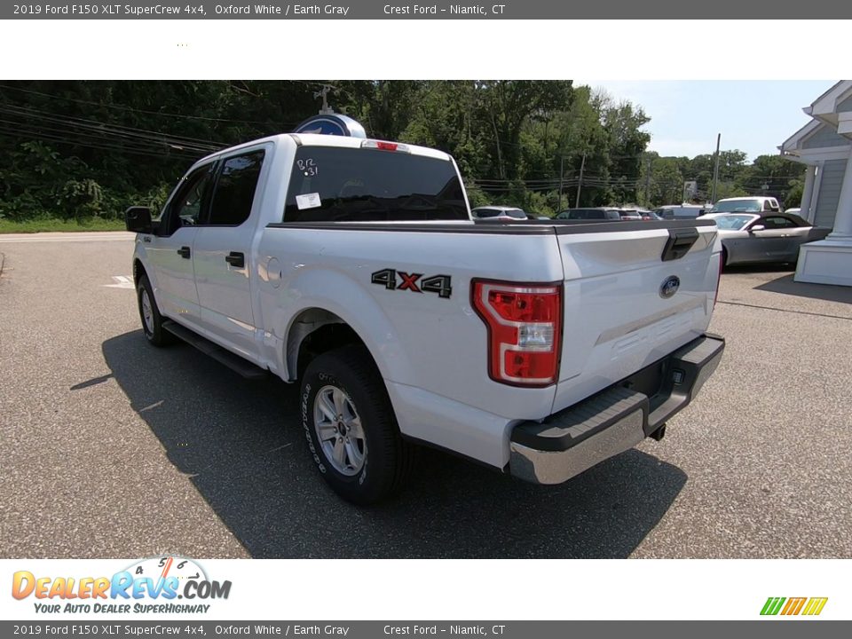 2019 Ford F150 XLT SuperCrew 4x4 Oxford White / Earth Gray Photo #5