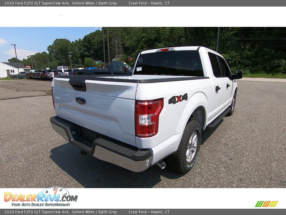 2019 Ford F150 XLT SuperCrew 4x4 Oxford White / Earth Gray Photo #7