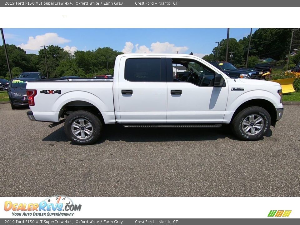 2019 Ford F150 XLT SuperCrew 4x4 Oxford White / Earth Gray Photo #8
