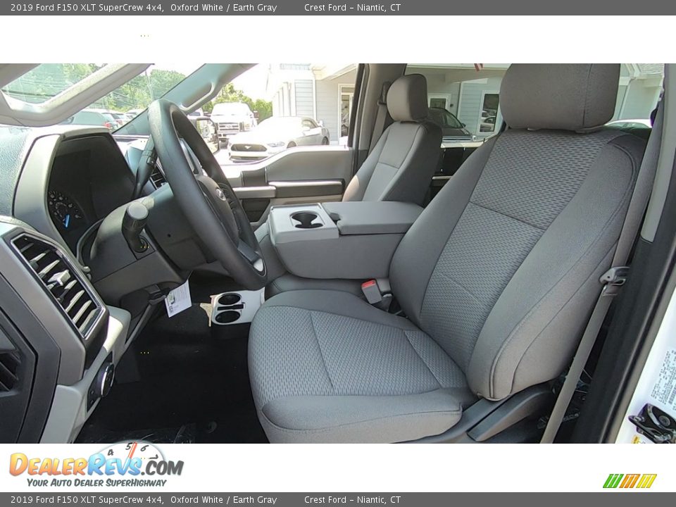 2019 Ford F150 XLT SuperCrew 4x4 Oxford White / Earth Gray Photo #11