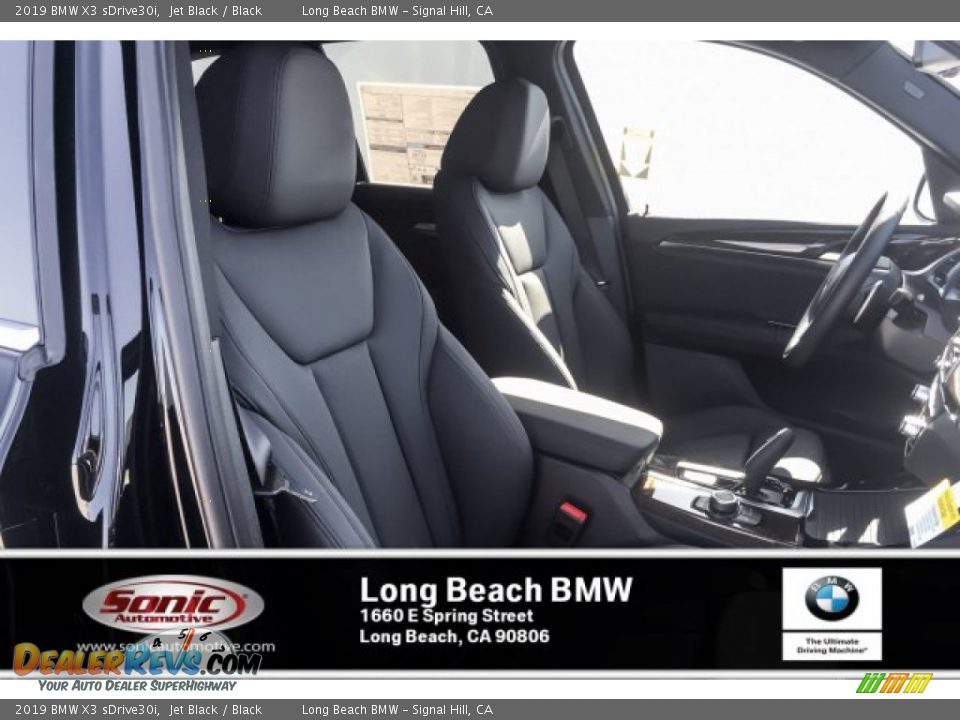 2019 BMW X3 sDrive30i Jet Black / Black Photo #5