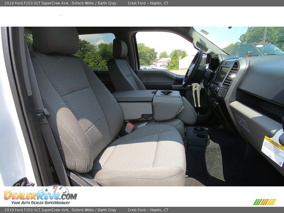 2019 Ford F150 XLT SuperCrew 4x4 Oxford White / Earth Gray Photo #23