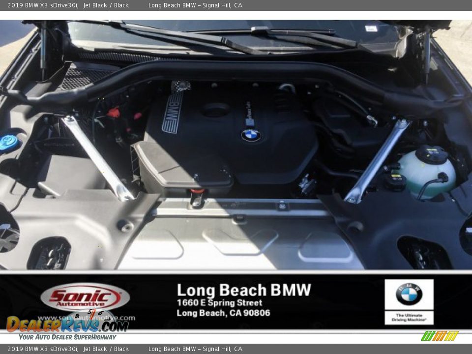 2019 BMW X3 sDrive30i Jet Black / Black Photo #8