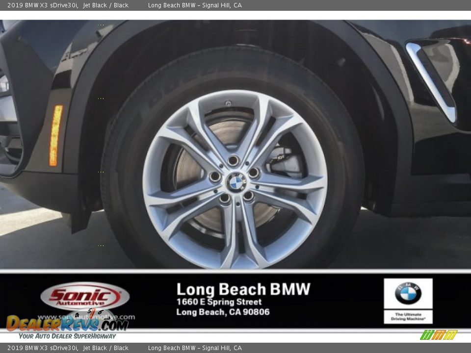 2019 BMW X3 sDrive30i Jet Black / Black Photo #9