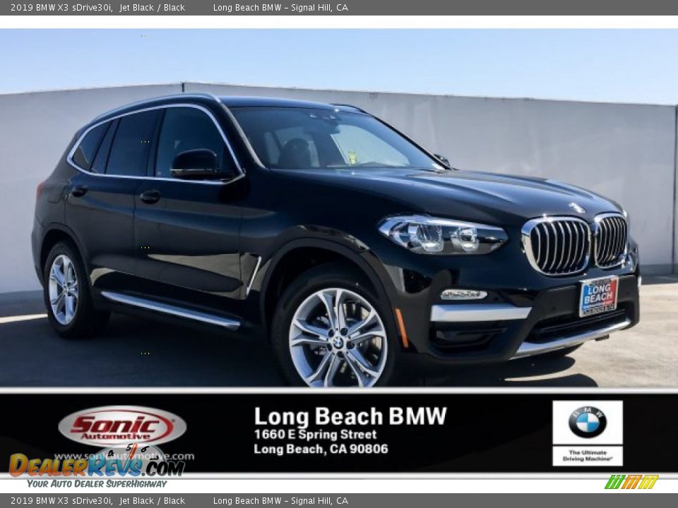 2019 BMW X3 sDrive30i Jet Black / Black Photo #10