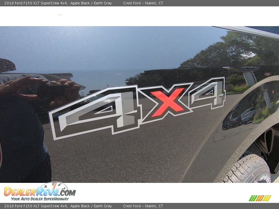 2019 Ford F150 XLT SuperCrew 4x4 Agate Black / Earth Gray Photo #9