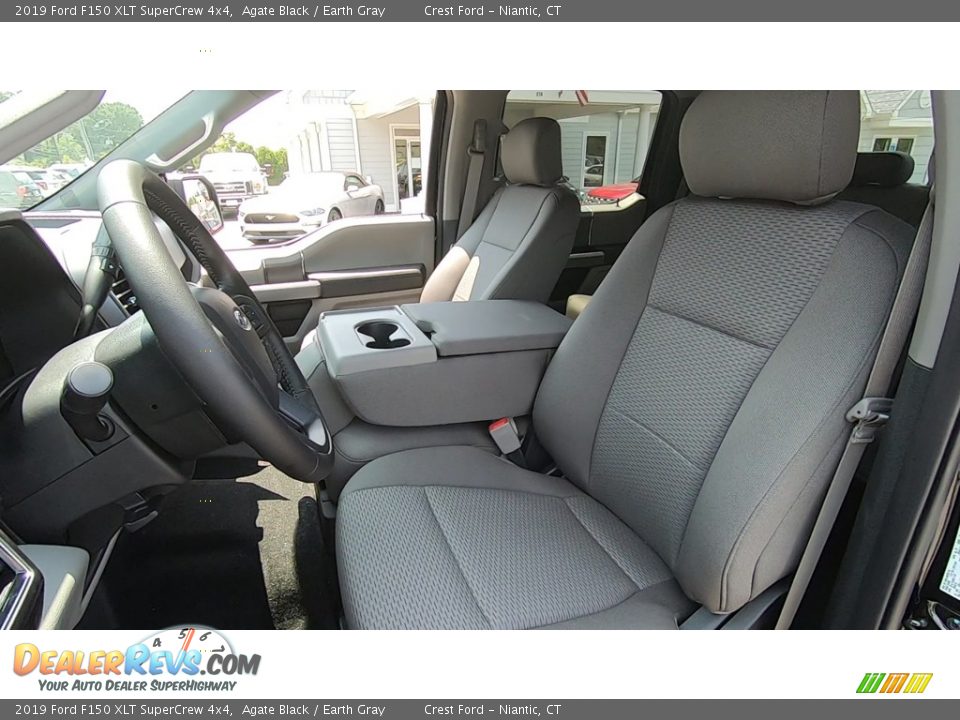 2019 Ford F150 XLT SuperCrew 4x4 Agate Black / Earth Gray Photo #11
