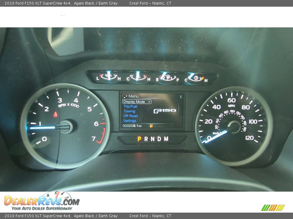 2019 Ford F150 XLT SuperCrew 4x4 Agate Black / Earth Gray Photo #13