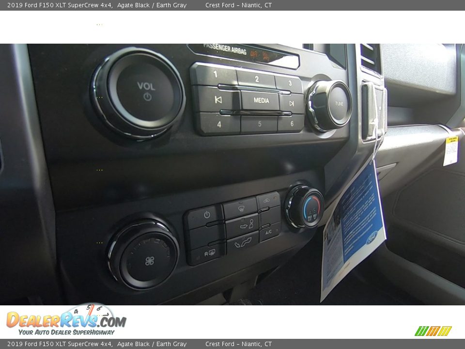 2019 Ford F150 XLT SuperCrew 4x4 Agate Black / Earth Gray Photo #15