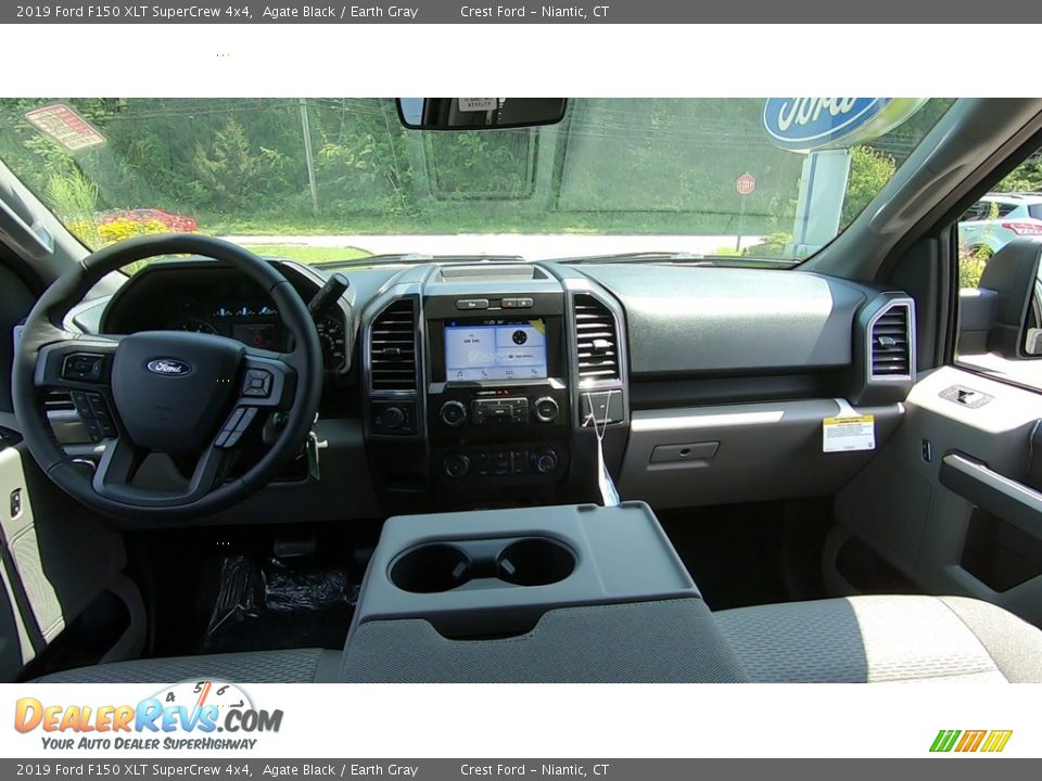 2019 Ford F150 XLT SuperCrew 4x4 Agate Black / Earth Gray Photo #18