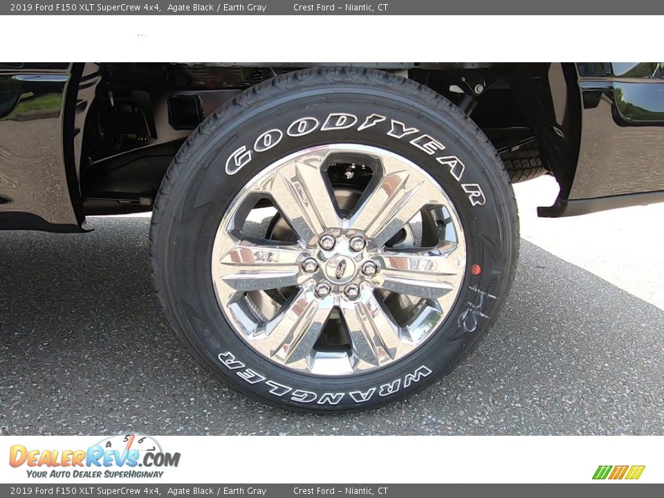 2019 Ford F150 XLT SuperCrew 4x4 Agate Black / Earth Gray Photo #19