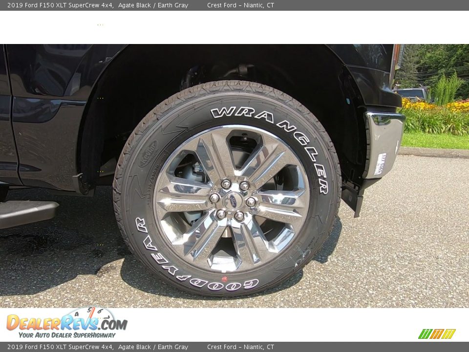 2019 Ford F150 XLT SuperCrew 4x4 Agate Black / Earth Gray Photo #26