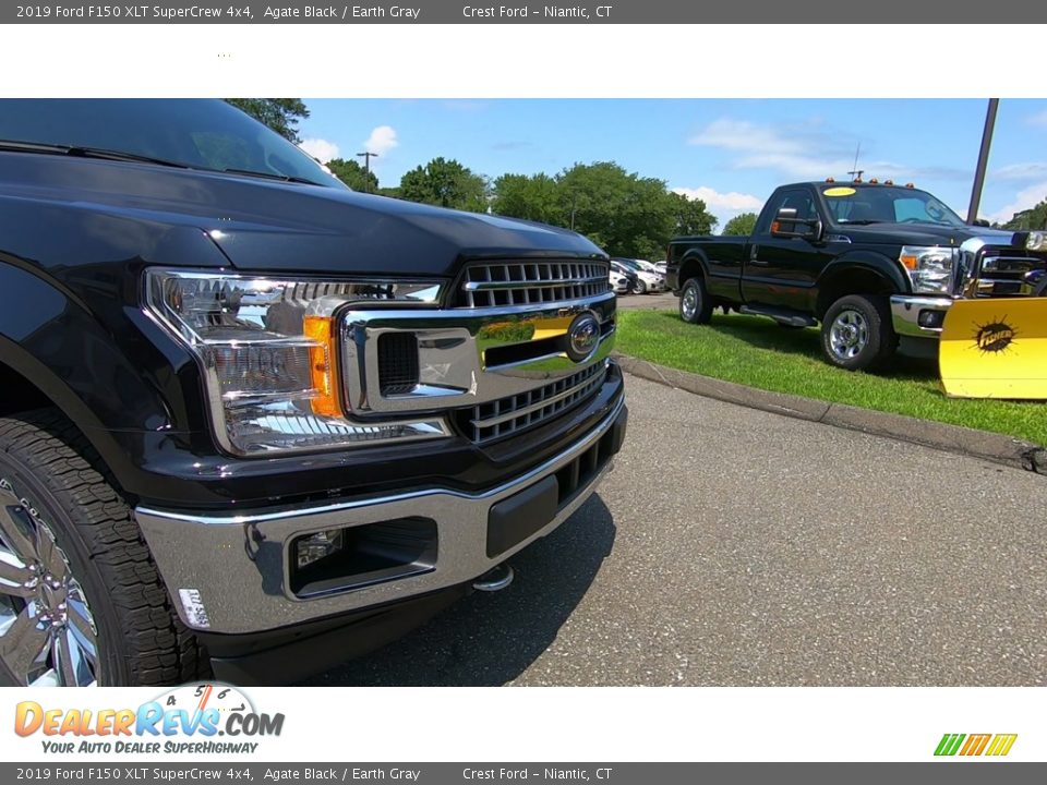 2019 Ford F150 XLT SuperCrew 4x4 Agate Black / Earth Gray Photo #27