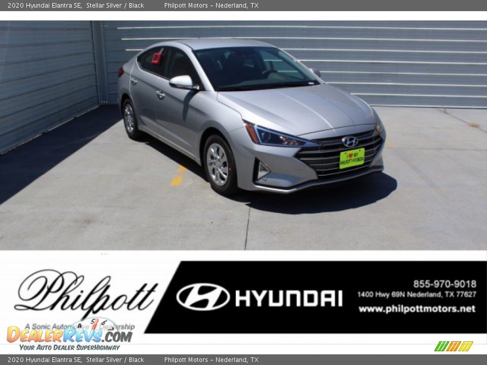 2020 Hyundai Elantra SE Stellar Silver / Black Photo #1