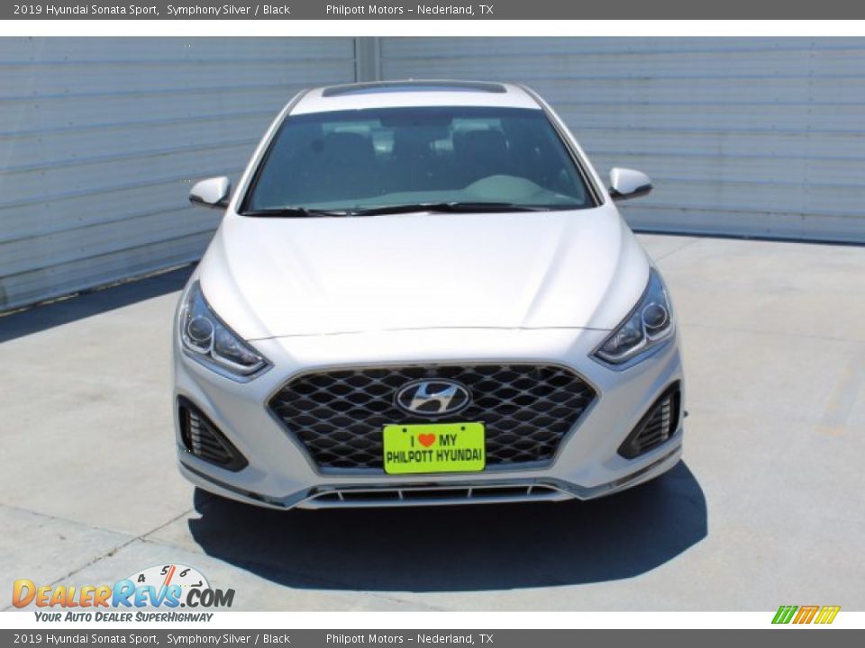 2019 Hyundai Sonata Sport Symphony Silver / Black Photo #2