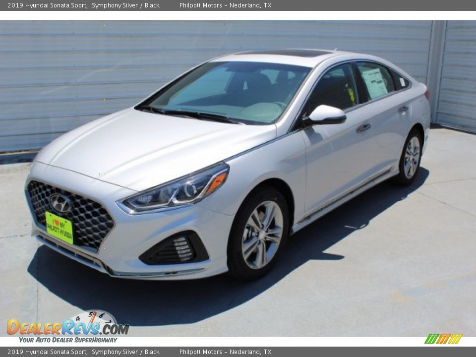 2019 Hyundai Sonata Sport Symphony Silver / Black Photo #3