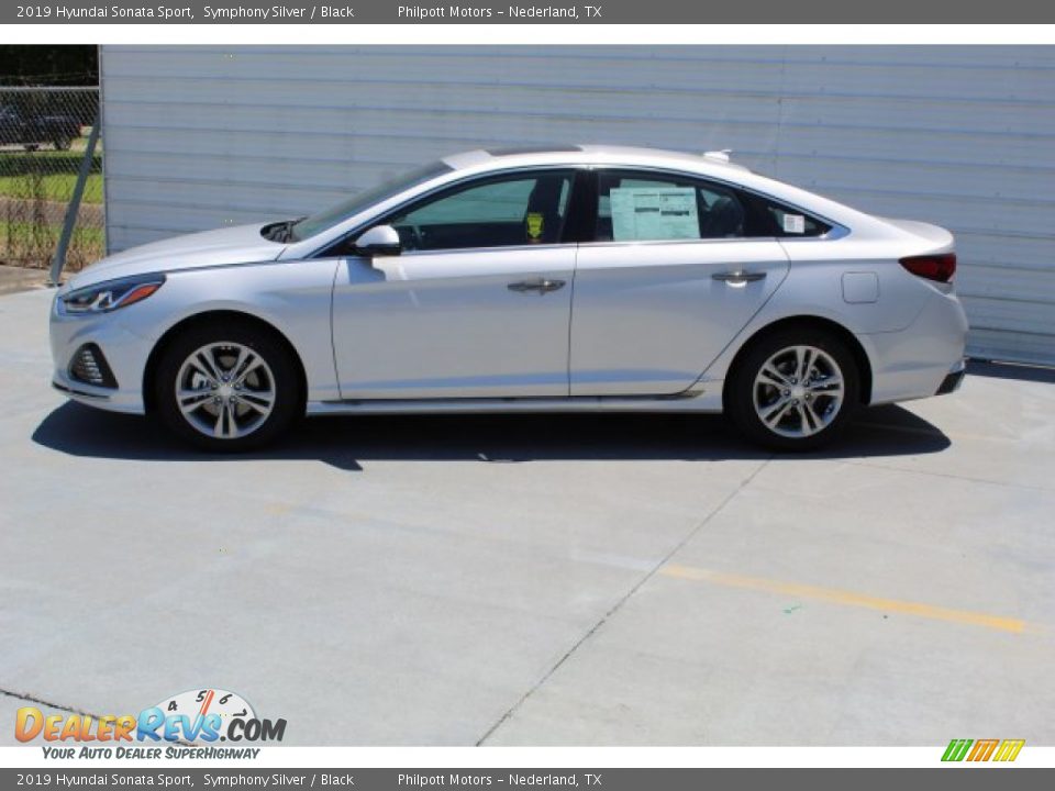 2019 Hyundai Sonata Sport Symphony Silver / Black Photo #5
