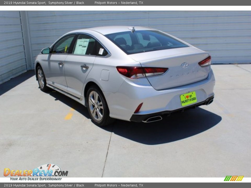 2019 Hyundai Sonata Sport Symphony Silver / Black Photo #6