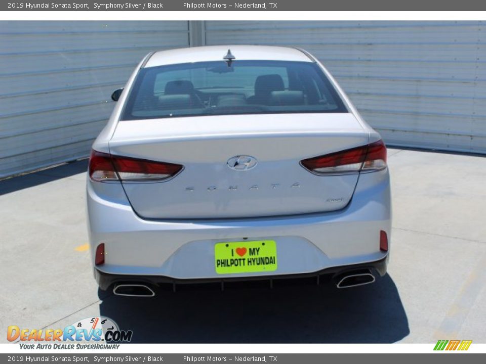 2019 Hyundai Sonata Sport Symphony Silver / Black Photo #7