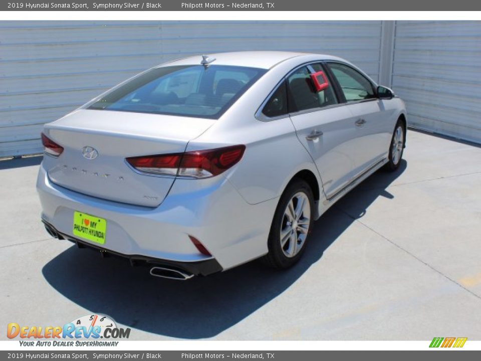 2019 Hyundai Sonata Sport Symphony Silver / Black Photo #8