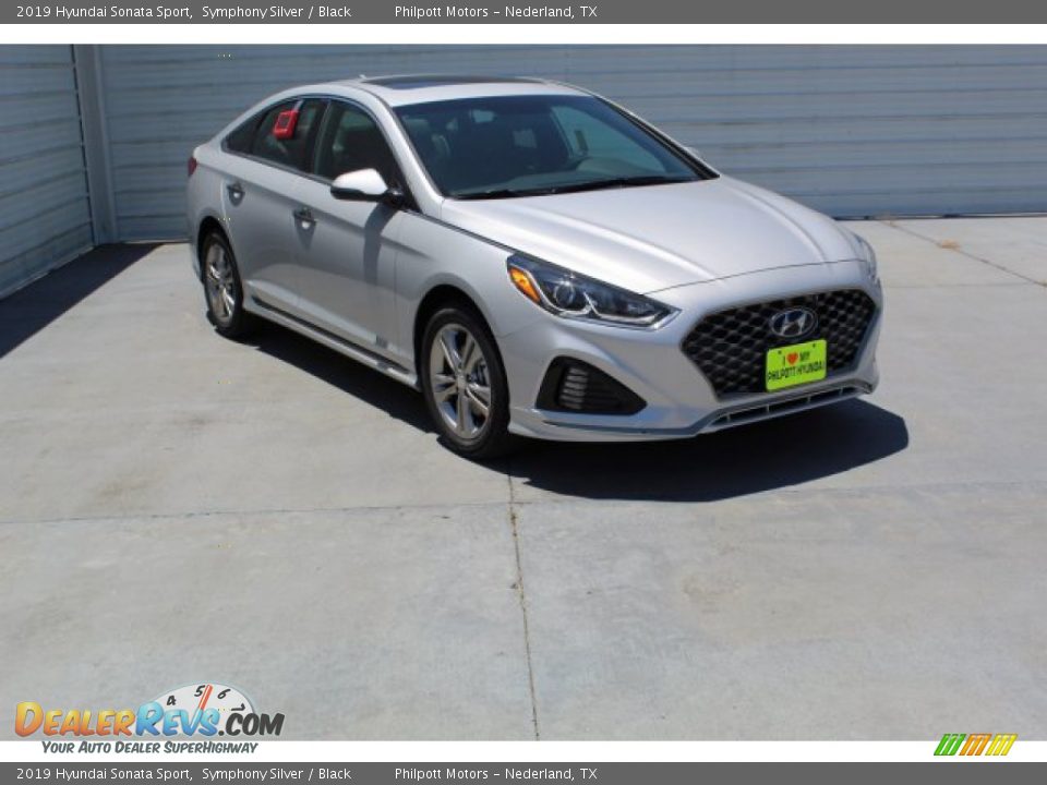 2019 Hyundai Sonata Sport Symphony Silver / Black Photo #11