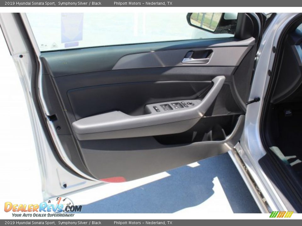 2019 Hyundai Sonata Sport Symphony Silver / Black Photo #12