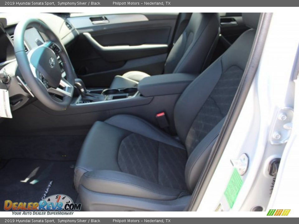 2019 Hyundai Sonata Sport Symphony Silver / Black Photo #13