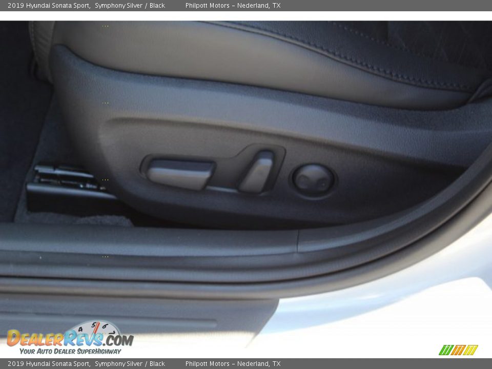 2019 Hyundai Sonata Sport Symphony Silver / Black Photo #14