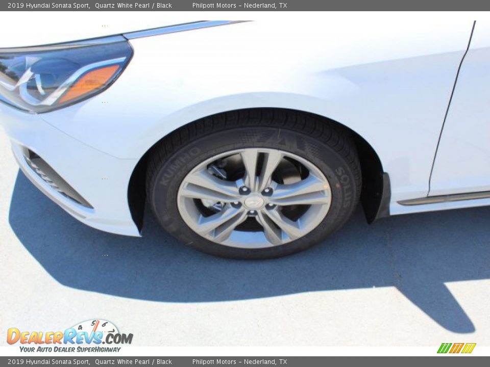 2019 Hyundai Sonata Sport Quartz White Pearl / Black Photo #5