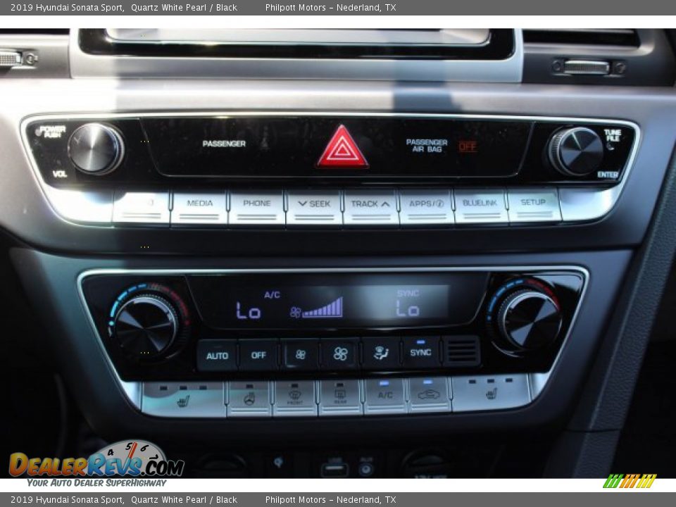 2019 Hyundai Sonata Sport Quartz White Pearl / Black Photo #17
