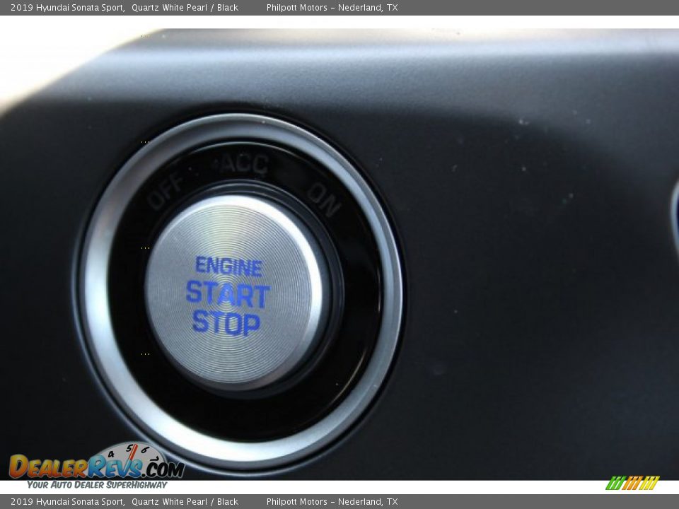 2019 Hyundai Sonata Sport Quartz White Pearl / Black Photo #18