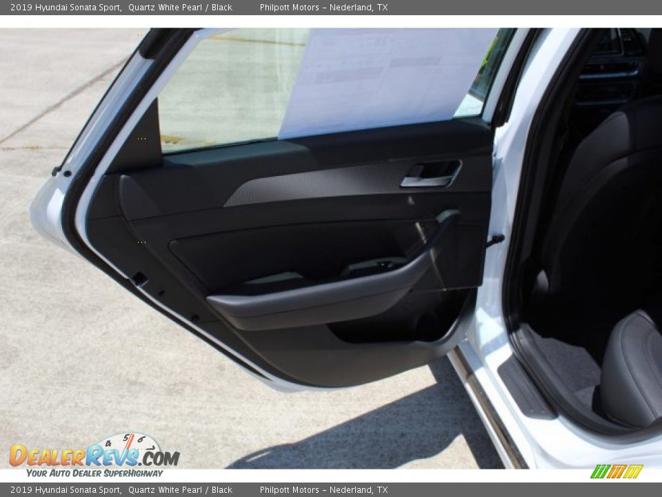 2019 Hyundai Sonata Sport Quartz White Pearl / Black Photo #19