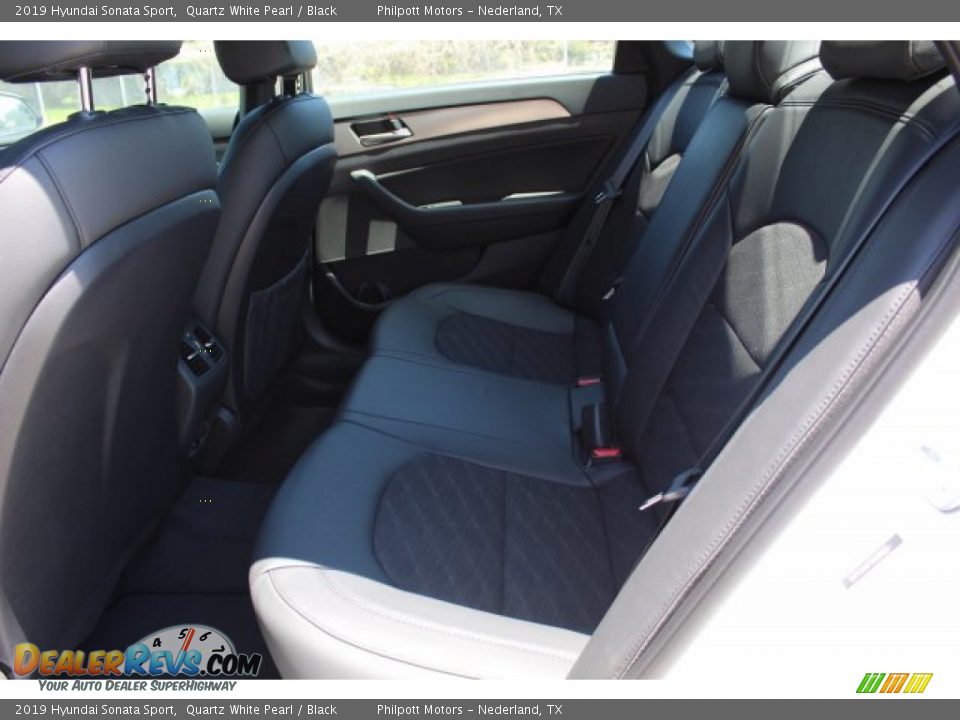 2019 Hyundai Sonata Sport Quartz White Pearl / Black Photo #20