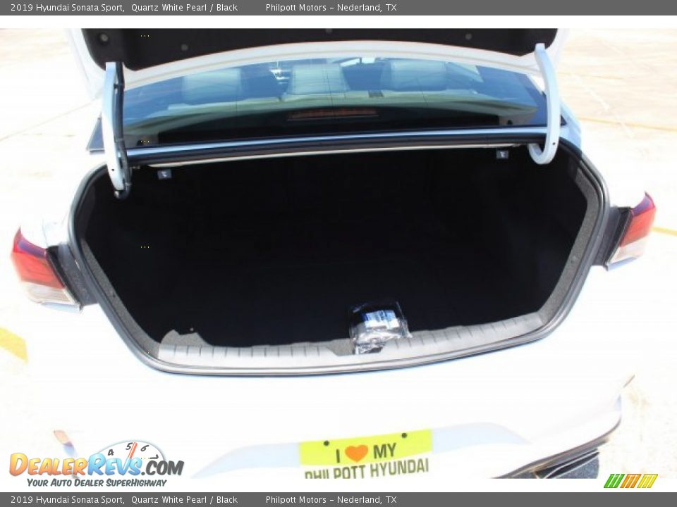 2019 Hyundai Sonata Sport Quartz White Pearl / Black Photo #23